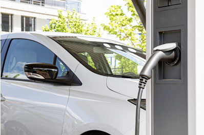 ガレージ リフォーム サンエクス EV用充電ポール03