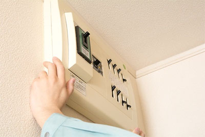 ガレージ リフォーム サンエクス EV用充電ポール06